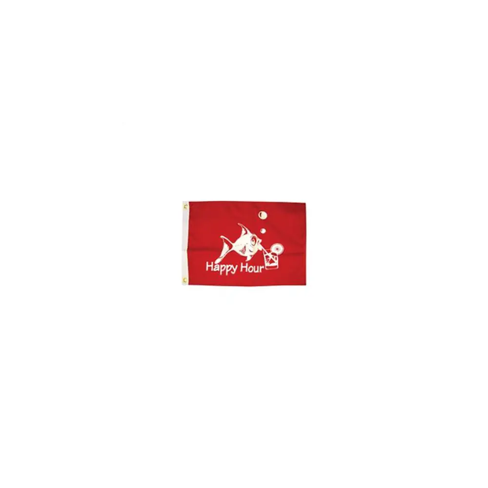 Taylor Made Flag - Red "Happy Hour" Design - TAY5418
